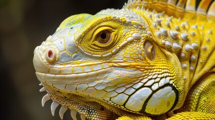 Poster - close up of iguana