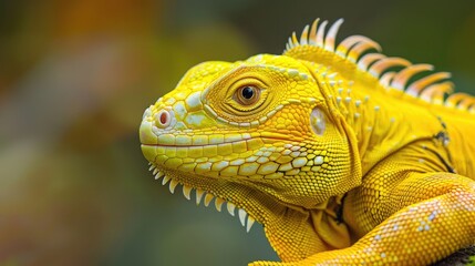 Poster - iguana on a branch