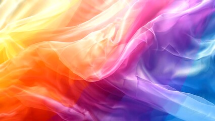 Wall Mural - Soft colorful abstract background with smooth textures and flowing shapes. Art and design concept