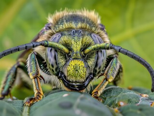 Sticker - close up of a wasp