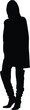 © MD. SAHADAT - Woman fashion full body Silhouette vector illustration. various poses of women, black figures, white background. Woman Ideal fashion, design projects, , standing. icon, vector, logo. single image.