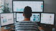 © Papisut - An e-commerce analyst reviewing website traffic data.