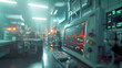 © OMD - Close-up of an oscilloscope displaying signal readings in a high-tech laboratory environment.