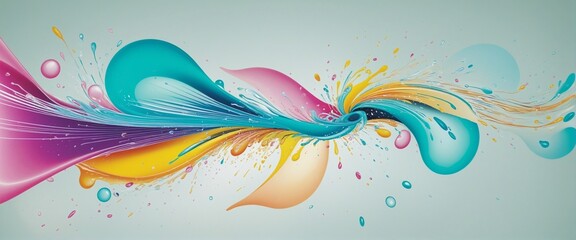 Wall Mural - vibrant creative design featuring geometric elements