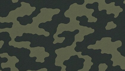 Seamless camouflage wallpaper for commando clothing, blending into nature like a chameleon in the wilderness