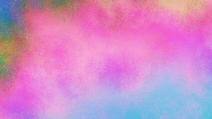 Leinwandbilder - Seamless colorful abstract background with rough grain for loop playback. Dynamic gradient animation with grainy grains on abstract background