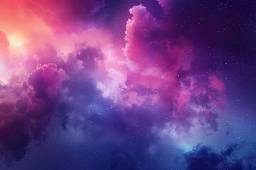 Wall Mural - Stunning Nebula in Outer Space