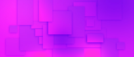 Canvas Print - Geometric purple abstract background