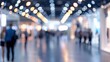 © ColdFire - Blurred view of attendees walking through a convention center
