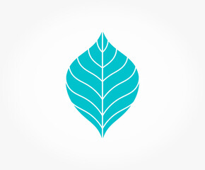 Wall Mural - leaf icon symbol. vector illustration.