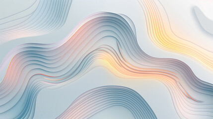 Wall Mural - A wave pattern with a white background