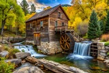 Old water mill from pioneer settler days.