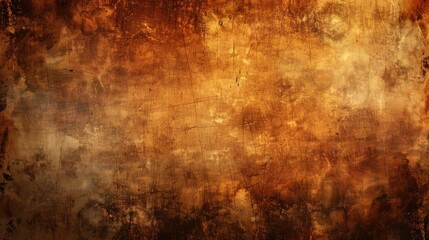 Wall Mural - Textured grunge background in brown canvas