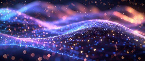 Wall Mural - in the era of data streams, knowledge flows, and a vast web of communication connecting individuals 