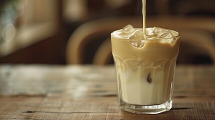 Sticker - Iced Coffee Being Poured