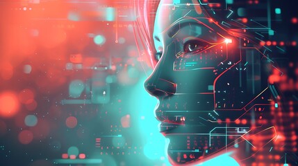 person with code background