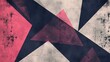 © Iswanto - Abstract Geometric Pattern with Grunge Texture.
