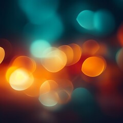 Poster - abstract bokeh background