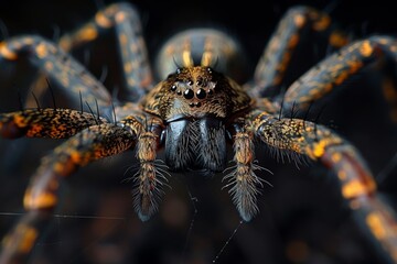 Close-up of a Spider's Face