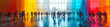 © btiger - blurred business people at trade fair walking in modern hall conference crowd motion seminar office interior