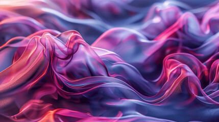 Wall Mural - Abstract Liquid Glass Waves Background