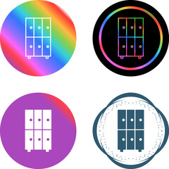 Sticker - Lockers Vector Icon