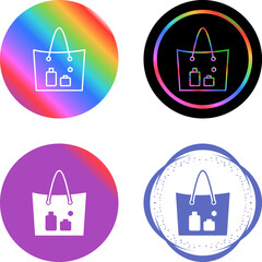 Poster - Items in a Bag Vector Icon