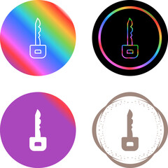 Sticker - Key Vector Icon