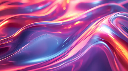 Wall Mural - Abstract Liquid Metal Background.