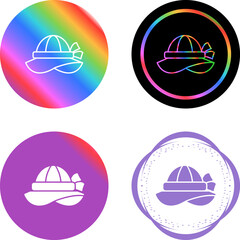 Sticker - Hat Vector Icon