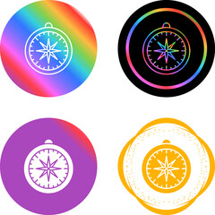 Sticker - Compass Vector Icon