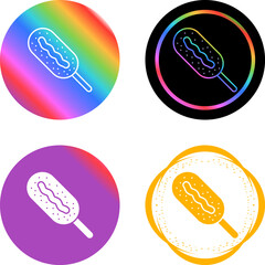 Poster - Corndog Vector Icon