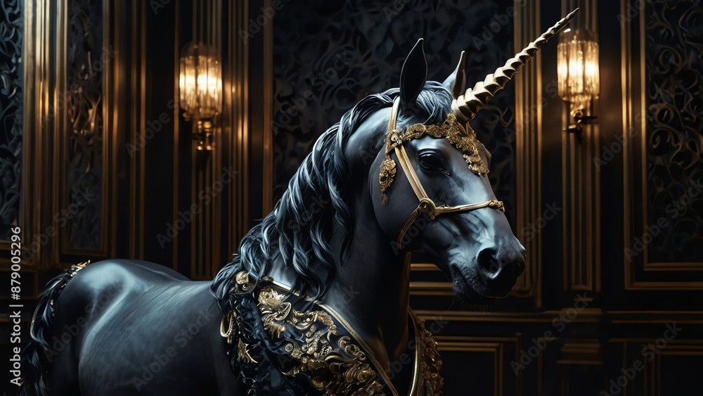 In the richly detailed world of a plush glam-goth VR escape room, a ...