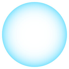 Wall Mural - Abstract light blue circle