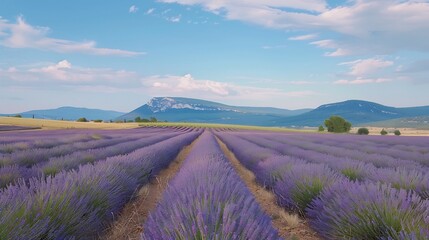 Wall Mural - Lavender Fields in the French Countryside