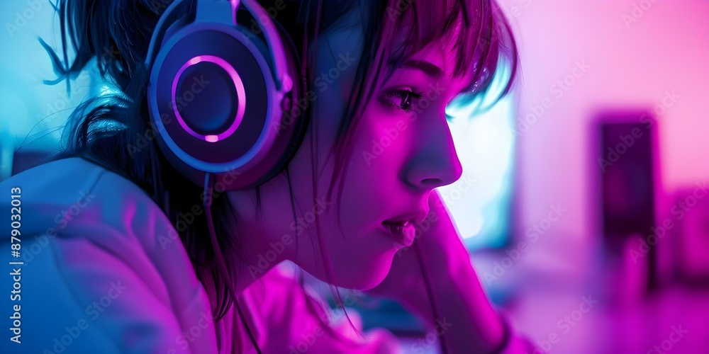 Anime girl studying with music lofi background 4k timelapse animation ...