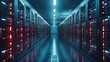 © BMMP Studio - Secure server room with racks of servers and advanced security measures, highlighting the importance of data protection.