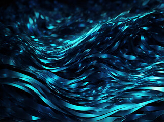 Wall Mural - abstract glowing bright blue motion background. illustration beautiful.