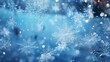© Лариса Крохмаль - Assorted snowflakes on light backdrop, center void, ideal for winter themed design projects