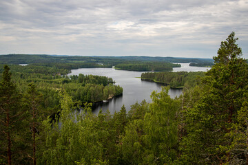 Naklejka na meble Landscape from Finland in summer