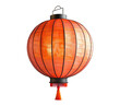© ceren - traditional red Chinese lantern isolated on transparent or white background