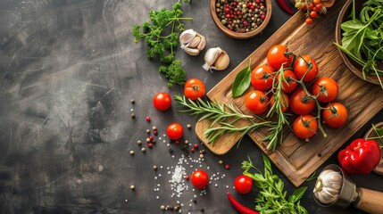 Fresh Ingredients Ready for Cooking