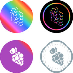 Poster - Grapes Vector Icon