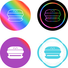 Poster - Hamburger Vector Icon