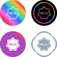 Poster - Halal Vector Icon