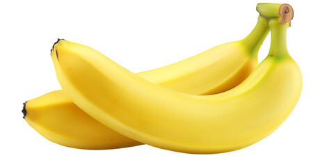 Banana isolated on transparent or white background