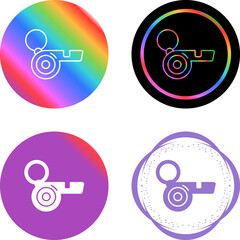 Sticker - Whistle Vector Icon