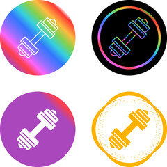 Wall Mural - Dumbbell Vector Icon