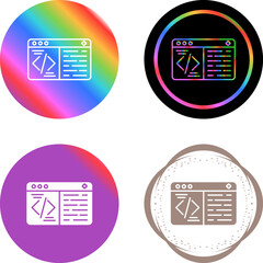 Coding Vector Icon