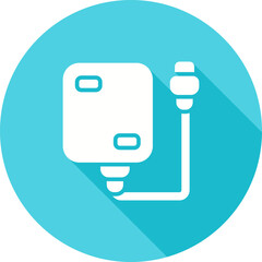 Poster - Portable Hard Drive Vector Icon